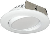 Nora NOXAC-4RGTWWW Onyx Contemporary White LED 4" AC Round Down Lighting Insert