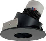 Nora NPR-4RPHABB Pearl Contemporary Black LED Retrofit 4" Round Pinhole Adjustable Trim