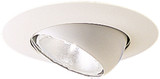 Nora NT-28 Modern White 6 Inch Eyeball w/ Metal Ceiling Can Lightt Trim