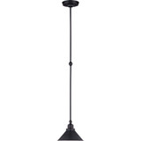 Nuvo 60/1708 Bridgeview Mission Dust Bronze 8.5" Mini Pendant Hanging Light