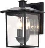 Nuvo 60/5934 Jamesport Matte Black Exterior Lamp Sconce
