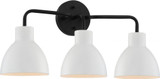 Nuvo 60/6786 Sloan Modern Matte Black 3-Light Vanity Lighting
