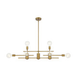 Nuvo 60/6872 Delphi Contemporary Aged Gold Island Lighting
