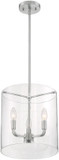 Nuvo 60-7177 Sommerset Modern Brushed Nickel Mini Hanging Light