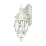 Nuvo 60/891 Central Park White Exterior Light Sconce