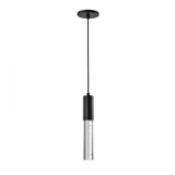 Nuvo 62-6001 Lacey Modern Matte Black LED Mini Hanging Lamp