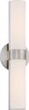 Nuvo 62-732 Bond Modern Brushed Nickel LED 17.5" Lighting For Bathroom