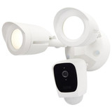 Nuvo 65-900 Contemporary White LED Security Light with Camera