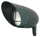 Nuvo 76658 Landscape Floods Line Voltage Extra Large Antique Verdi Accent Lamp - 12 Inches Long