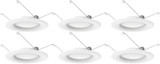 Nuvo S11641 Contemporary White LED Retrofit Round Recessed Lighting Insert (pack of 6)