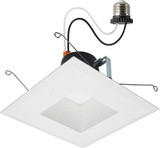 Nuvo S11885 Contemporary White LED 5"/6" Deep Baffle Downlight Retrofit Recessed Light Insert