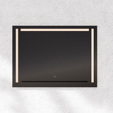 Oxygen 3-0302-15 Skylight Modern Black LED Wall Mounted Mirror