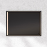 Oxygen 3-0507-15 Track Modern Black LED Wall Mounted Mirror