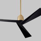 Oxygen 3-113-1540 Dynamo Modern Aged Brass and Black Ceiling Fan