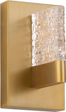Oxygen 3-550-56 Gamma Modern Brushed Brass LED Wall Lighting