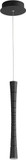 Oxygen 3-6004-15 Sabre Modern Black LED Mini Hanging Lamp