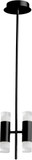 Oxygen 3-6094-15 Alarum Contemporary Black LED Mini 6" Pendant Lamp