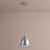 Oxygen 3-6202-24 Ruvo Retro Satin Nickel LED Mini Hanging Lamp