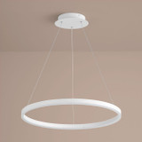 Oxygen 3-64-6 Circulo Modern White LED 24" Pendant Hanging Light