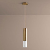 Oxygen 3-654-40 Opus Modern Aged Brass LED Mini Drop Ceiling Lighting
