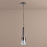 Oxygen 3-656-2018 Spindle Modern Coffee Ombre LED Mini Pendant Light