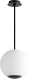 Oxygen 3-691-15 Terra Modern Black LED Pendant Light Fixture