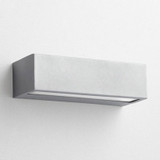 Oxygen 3-740-16 Maia Contemporary Grey LED Exterior 10" Wall Light Fixture