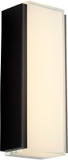 Oxygen 3-745-15 Helio Contemporary Black LED Exterior 16" Wall Light Sconce