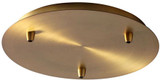 Oxygen 3-8-6340 Modern Aged Brass Multi Pendant Lamp Canopy Kit
