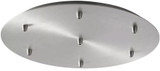 Oxygen 3-8-6724 Contemporary Satin Nickel Multi Pendant Hanging Light Canopy Kit