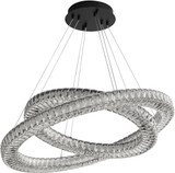 Oxygen 3-876-15 Élan Contemporary Black LED Hanging Light Fixture