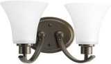 Progress P2001-20W Joy Antique Bronze 2-Light Bathroom Lighting