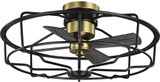 Progress Lighting P250006-031 Loring Contemporary Black 33" Home Ceiling Fan