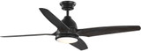 Progress P250009-182-30 Alleron Flat Black LED 56" Home Ceiling Fan