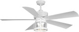 Progress P250011-028-WB Midvale Contemporary Satin White 56" Ceiling Fan