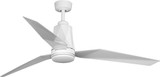 Progress Lighting P250038-030-30 Bixby Modern White LED 60" Ceiling Fan