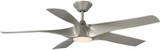 Progress P250059-152-30 Vernal Modern Painted Nickel LED 60" Home Ceiling Fan