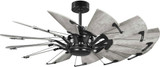 Progress P250065-31M Springer Contemporary Matte Black 52" Home Ceiling Fan