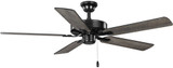 Progress P250084-31M Air Pro E-Star Fan Matte Black 52" Ceiling Fan
