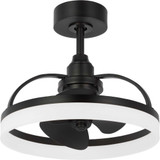Progress Lighting P250115-31M-30 Shear Contemporary Matte Black LED Ceiling Fan