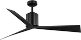 Progress Lighting P250109-31M Paso Modern Matte Black Ceiling Fan
