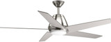 Progress P2582-0930K Gust Brushed Nickel LED 54" Home Ceiling Fan