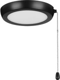 Progress P260002-31M-30 Air Pro Edgelit Contemporary Matte Black LED Fan Light Fixture