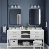 Progress P2992-15 Archie Contemporary Polished Chrome 3-Light Bath Sconce