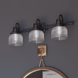 Progress P2992-74 Archie Modern Venetian Bronze 3-Light Vanity Lighting