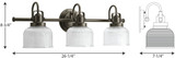 Progress P2992-74 Archie Modern Venetian Bronze 3-Light Vanity Lighting