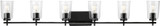 Progress P300372-031 Adley Contemporary Black 6-Light Bath Light Fixture
