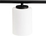 Progress P300385-031 Replay Contemporary Black 6-Light Vanity Light Fixture