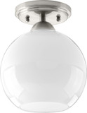 Progress Lighting P350075-009 Carisa Brushed Nickel Overhead Lighting Fixture