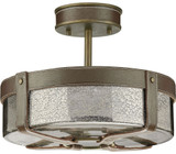 Progress Lighting P350143-161 Point Dume Rockdance Contemporary Aged Brass Ceiling Light Fixture